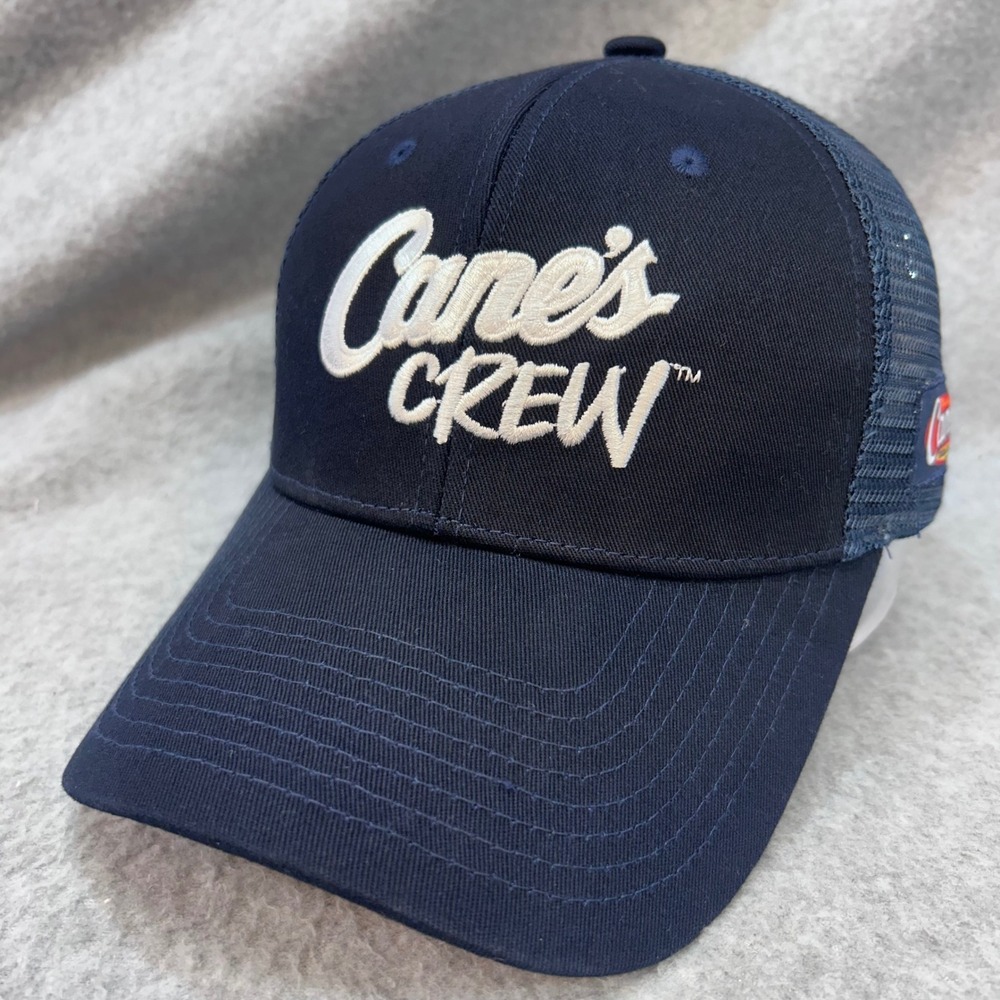 Cane's Crew Mens Navy Raising Cane's Trucker Hat Mesh Snapback OSFM